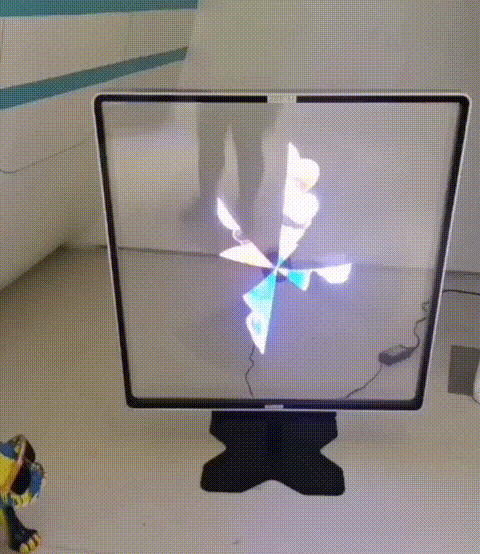 3D全息風(fēng)扇屏的原理